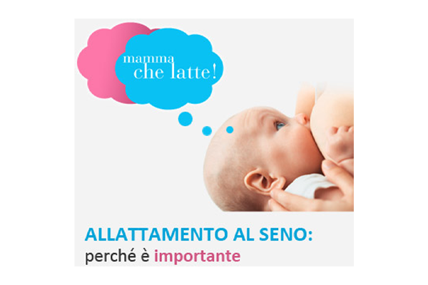 allattamento - neonato attaccato al seno materno